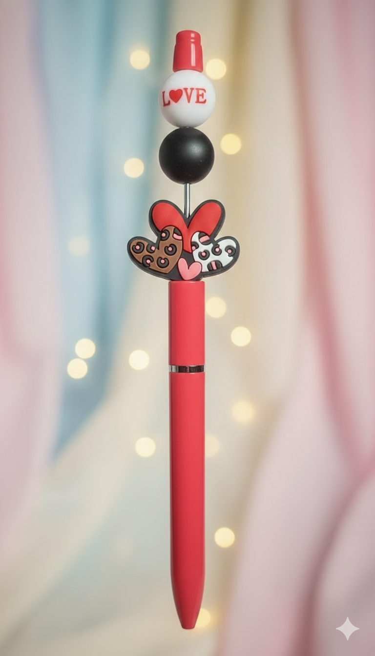 Valentine’s Day Beadable Pens
