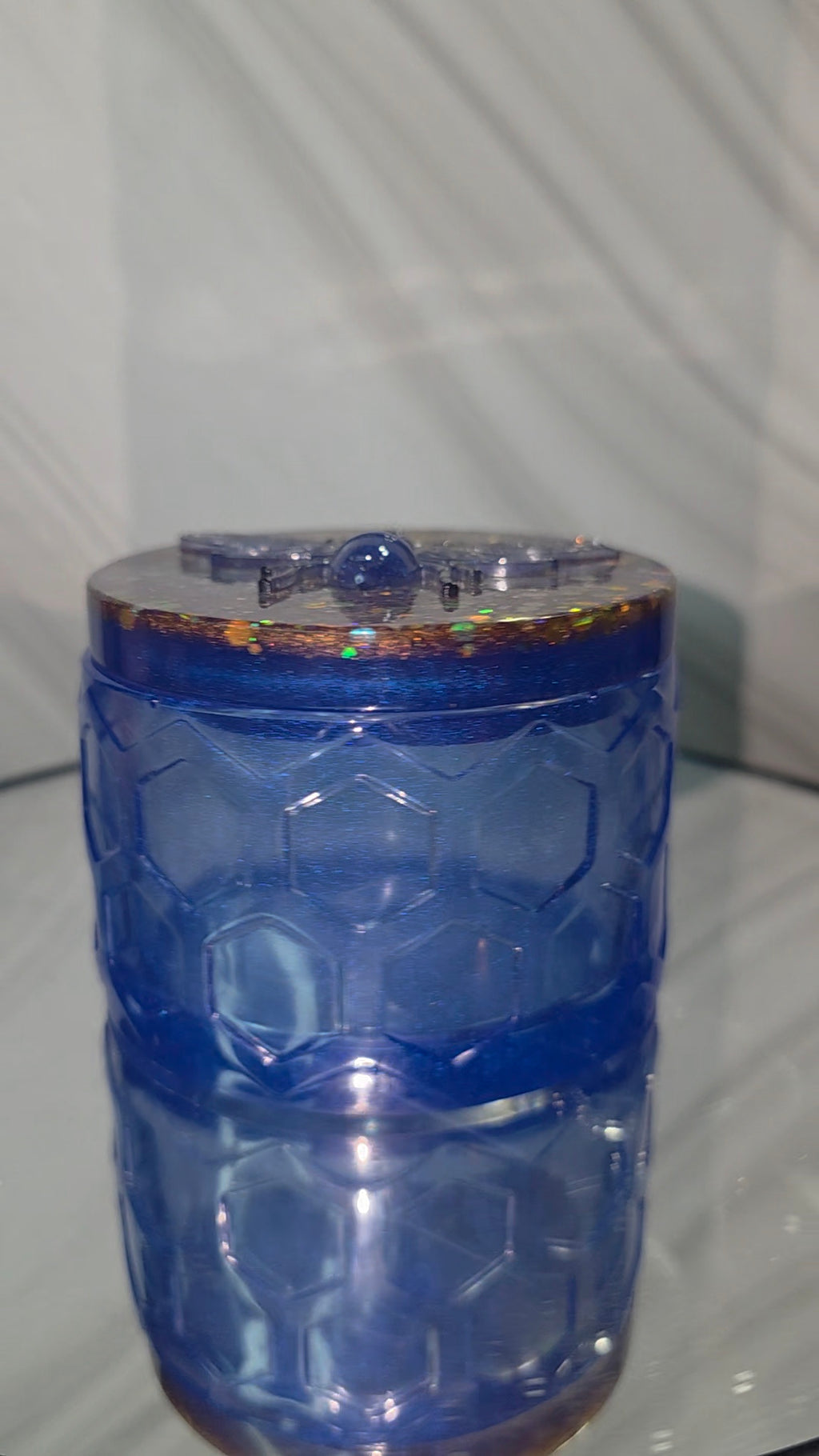 Honey comb and bee jar