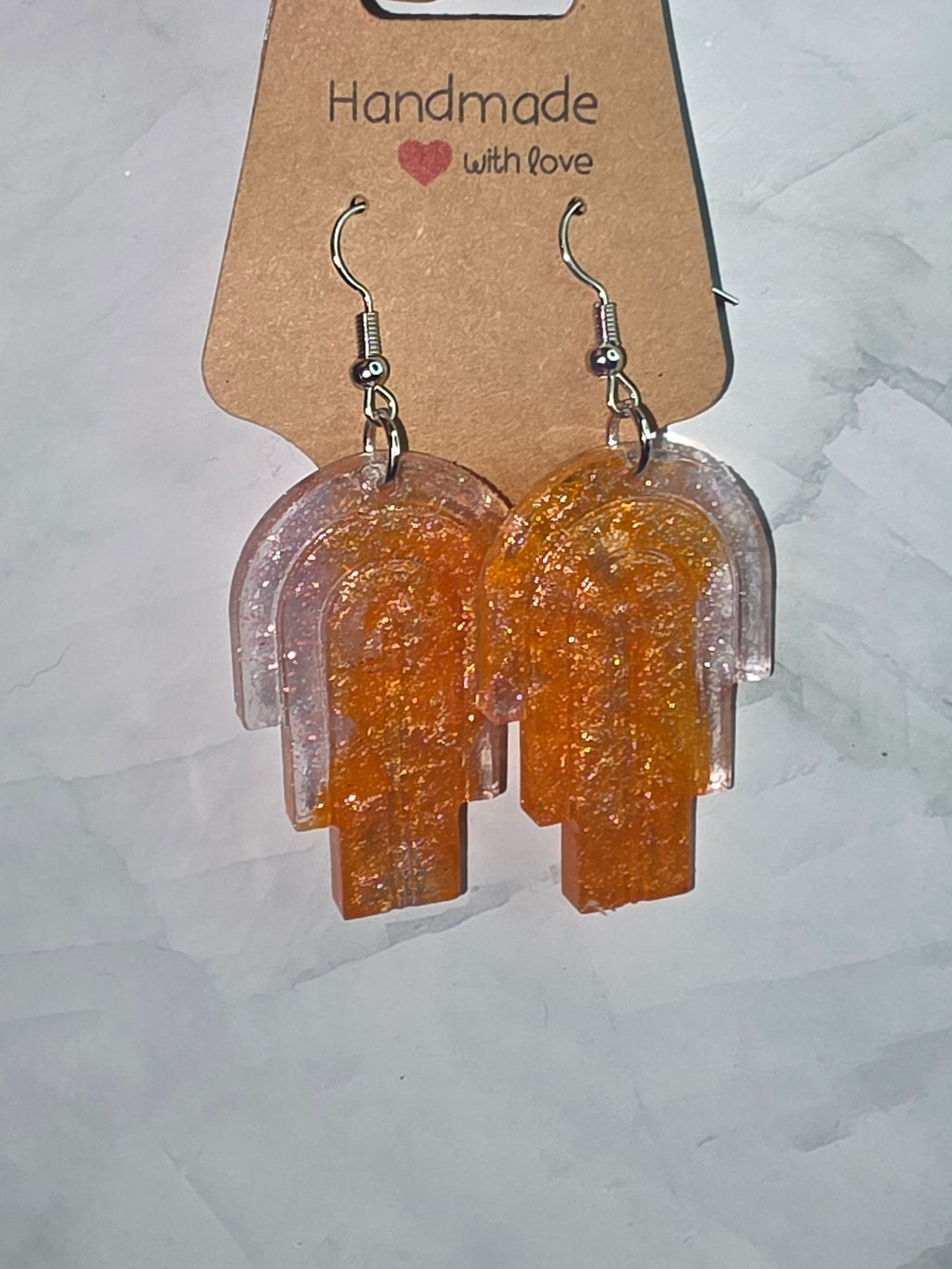 Resin Dangle Earrings