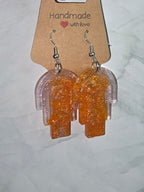 Resin Dangle Earrings