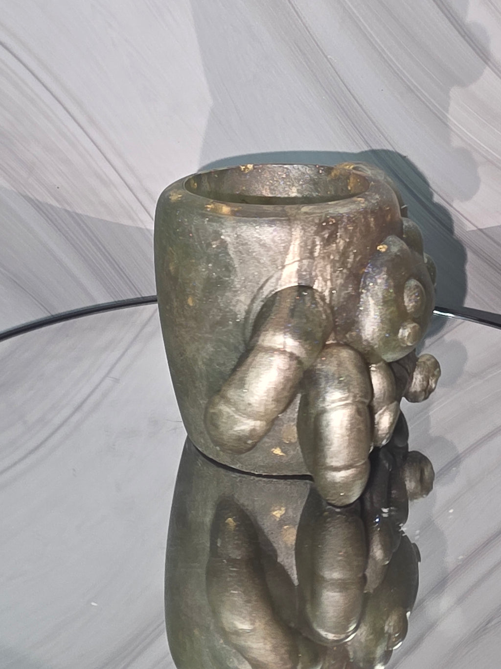 Halloween small Resin Candle or Flower pot