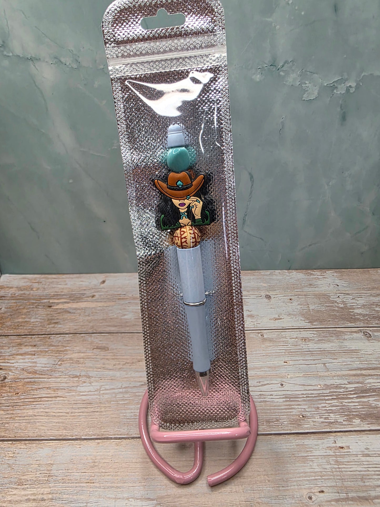 Country Theme Beadable Pens