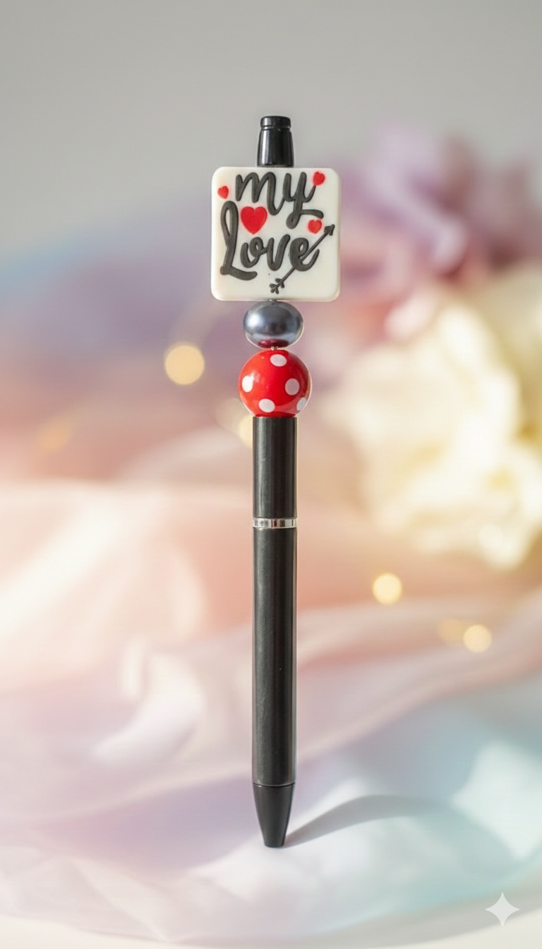 Valentine’s Day Beadable Pens
