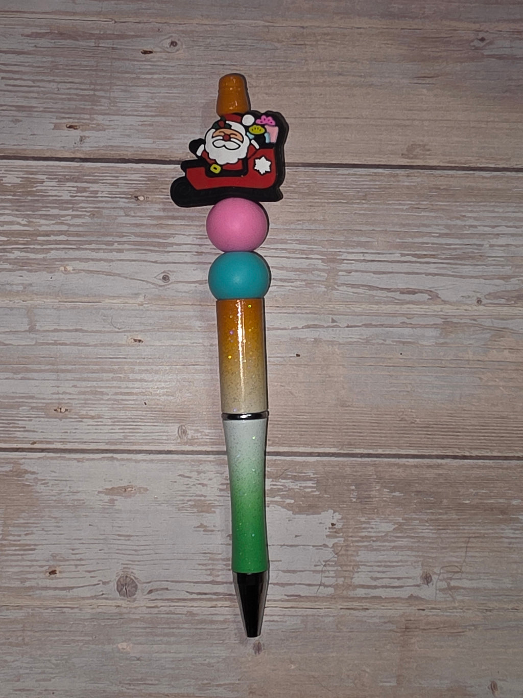 Christmas Theme Beadable Pens
