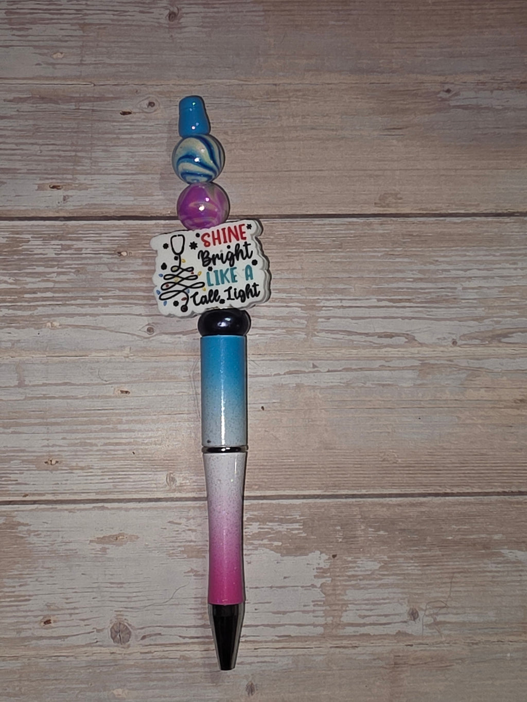 Christmas Theme Beadable Pens