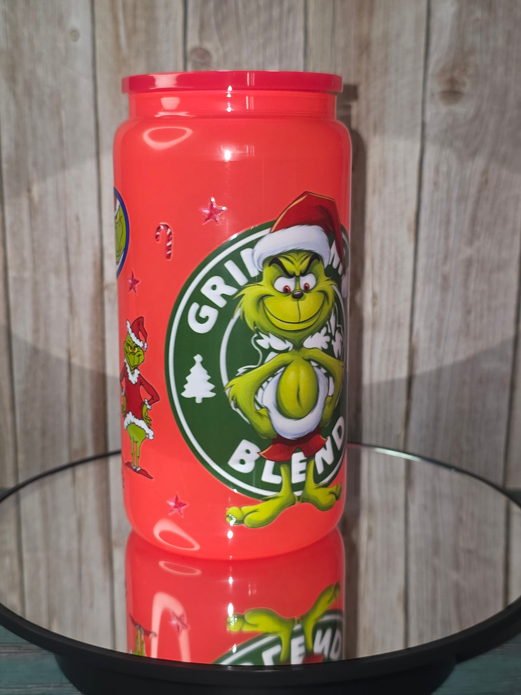 16oz Neon Colored Glass Tumblers
