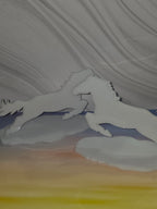 Jumping Horse resin display