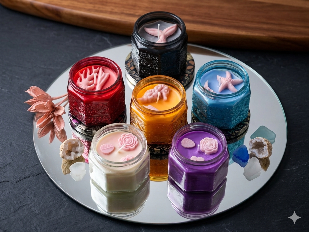 Petal Bloom Jar Candles