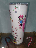 24oz Different Effects Snow Globe Tumbler