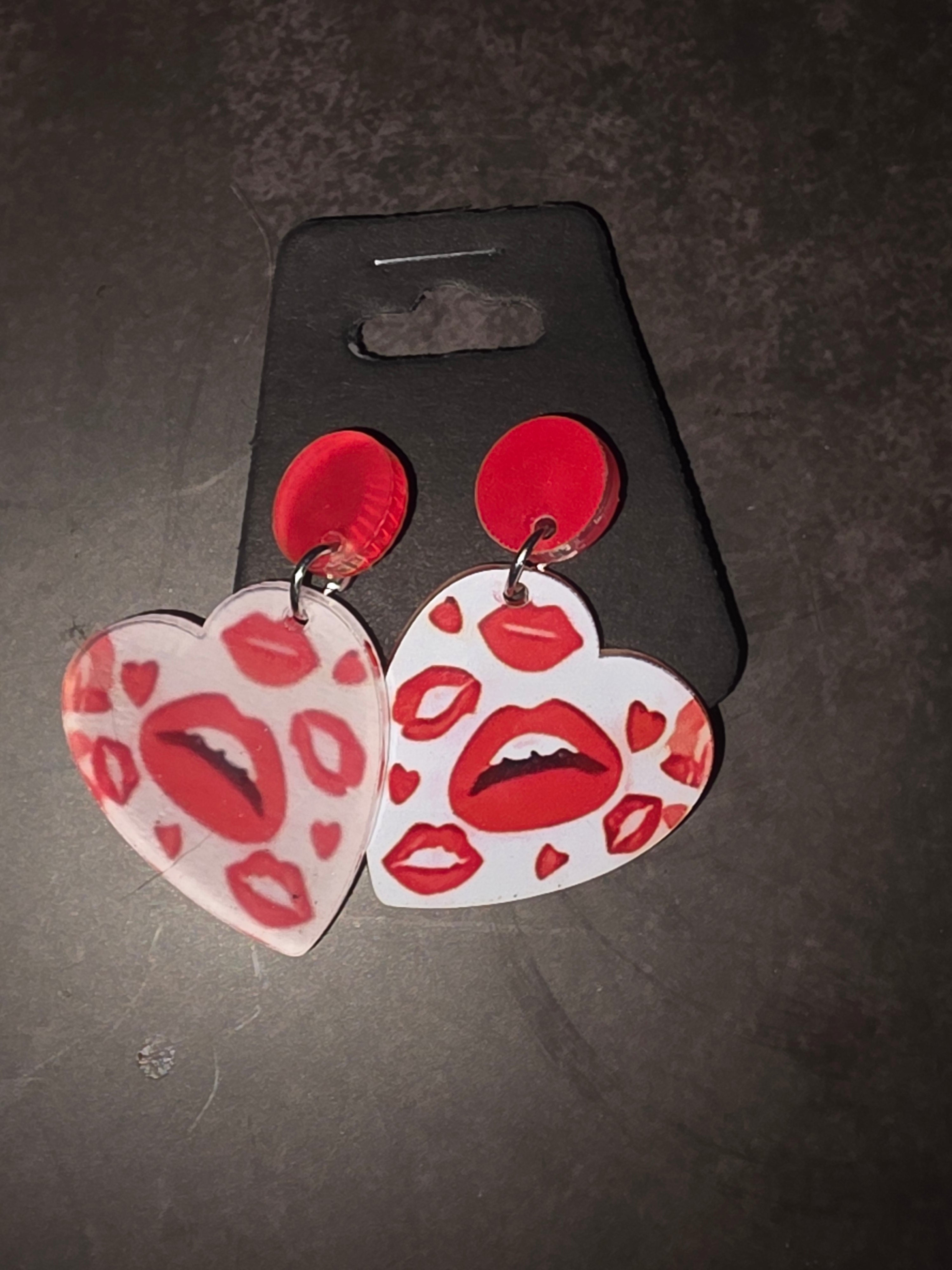 Valentine’s Day Acrylic Earrings