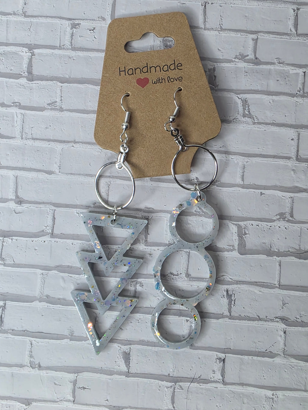 Resin Dangle Earrings