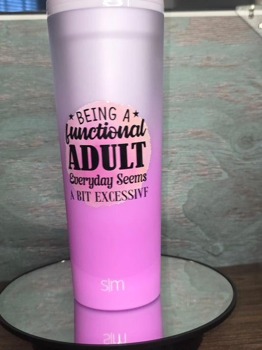 24oz Double Wall Plastic Tumblers