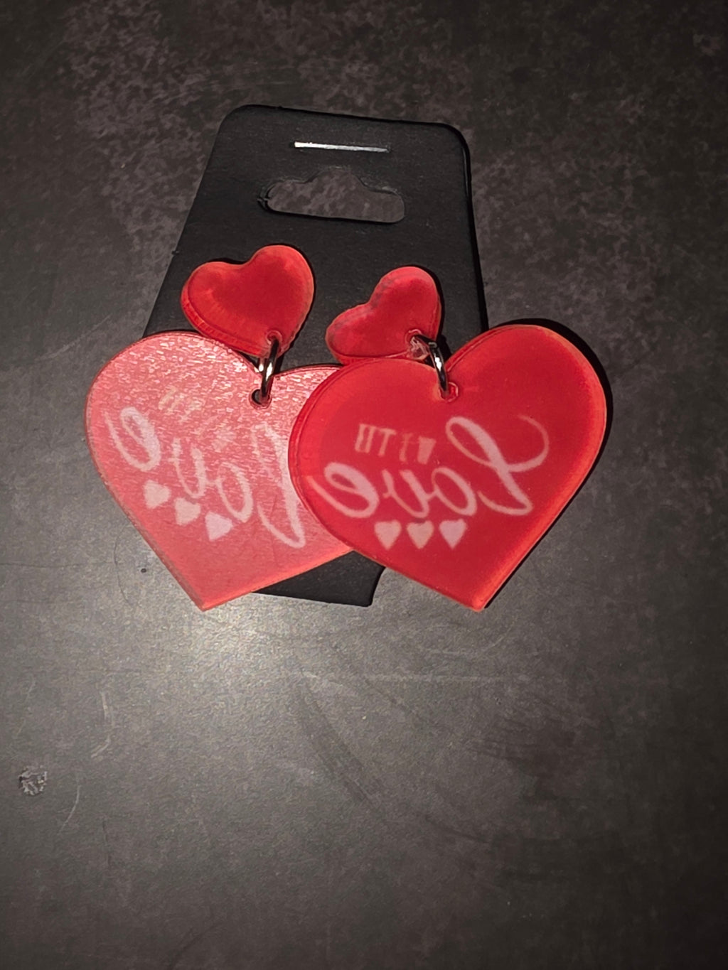 Valentine’s Day Acrylic Earrings