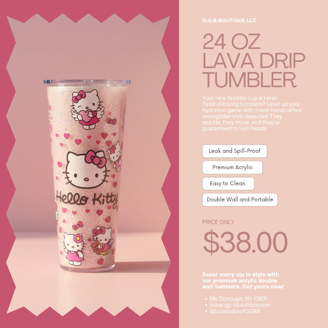 24oz Different Effects Snow Globe Tumbler