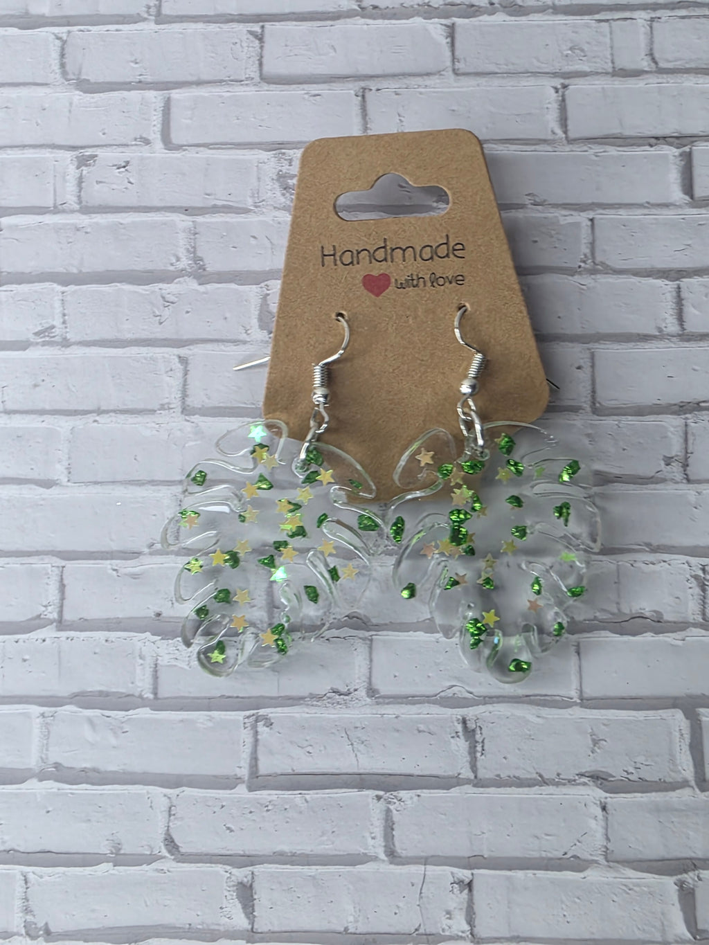 Resin Dangle Earrings
