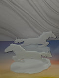 Jumping Horse resin display