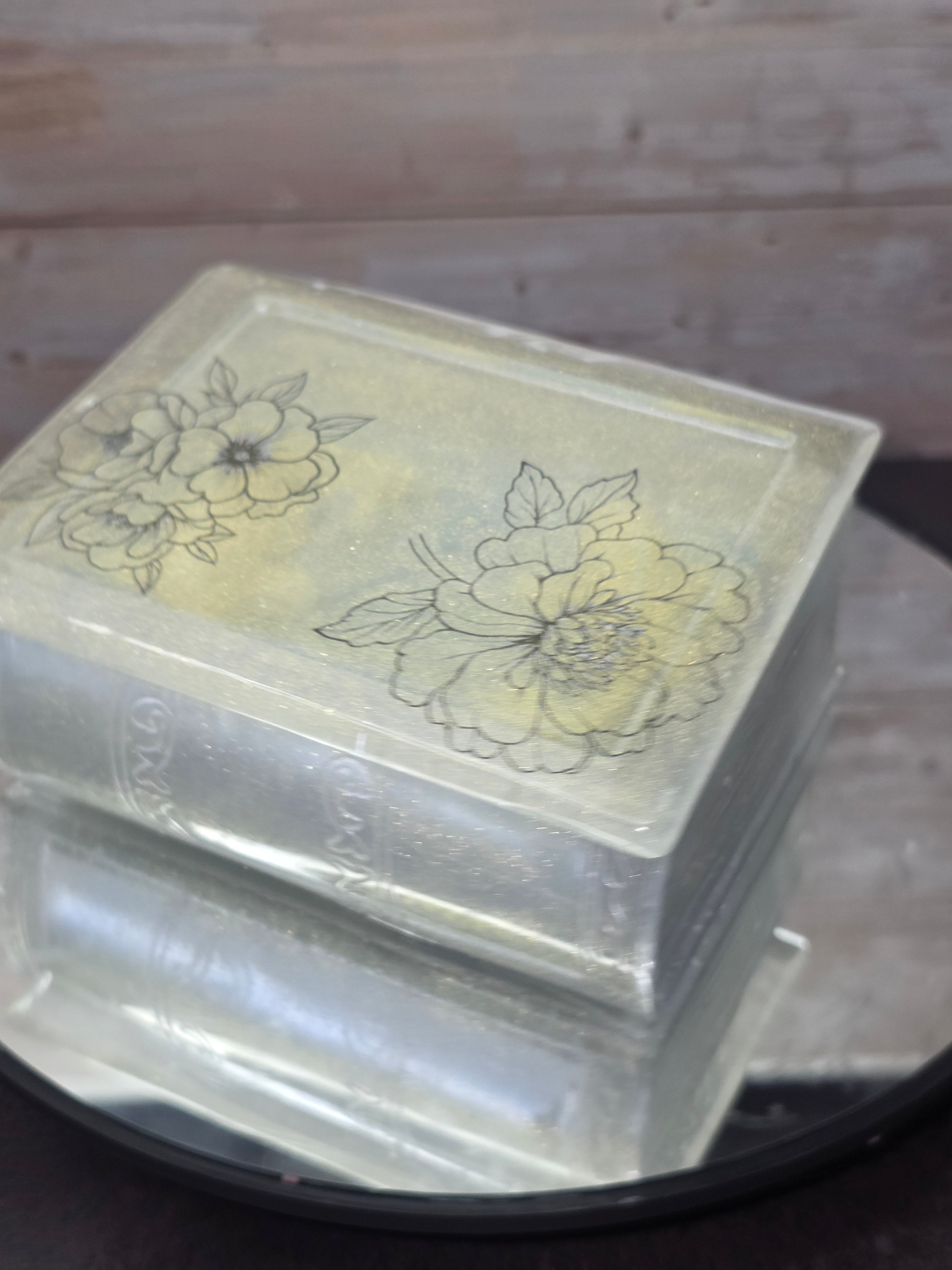 Resin Book with Candle