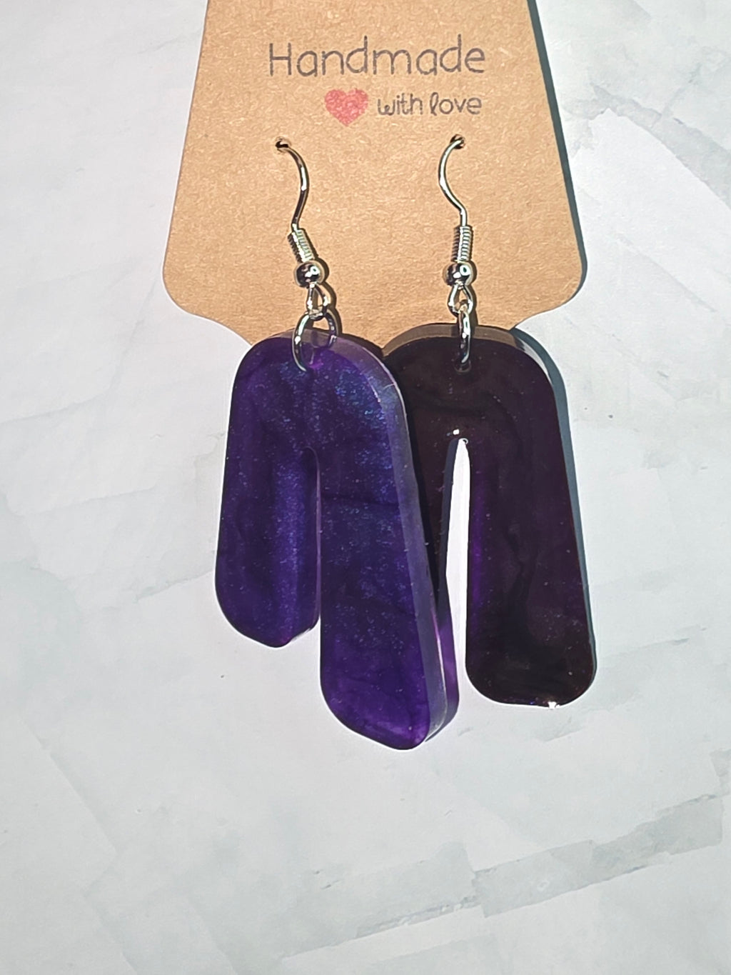 Resin Dangle Earrings