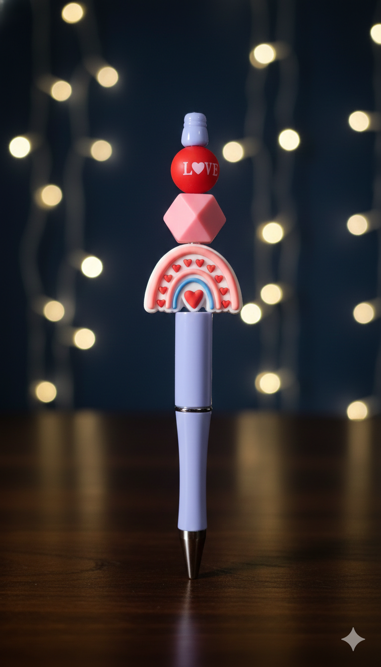Valentine’s Day Beadable Pens