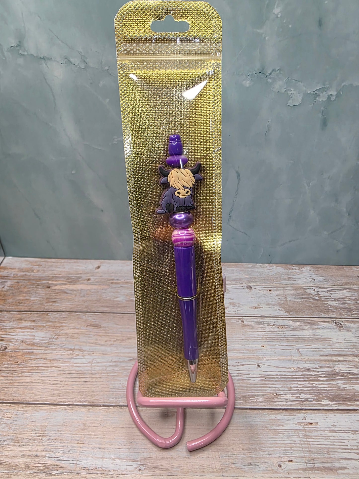 Cute Cow Theme Beadable Pens