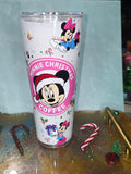 24oz Different Effects Snow Globe Tumbler