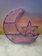 Resin Moon and Star Storage Tray