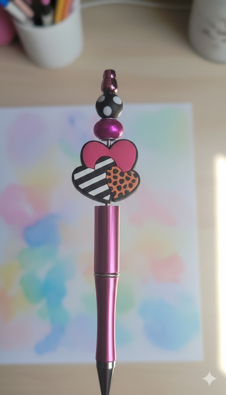 Valentine’s Day Beadable Pens