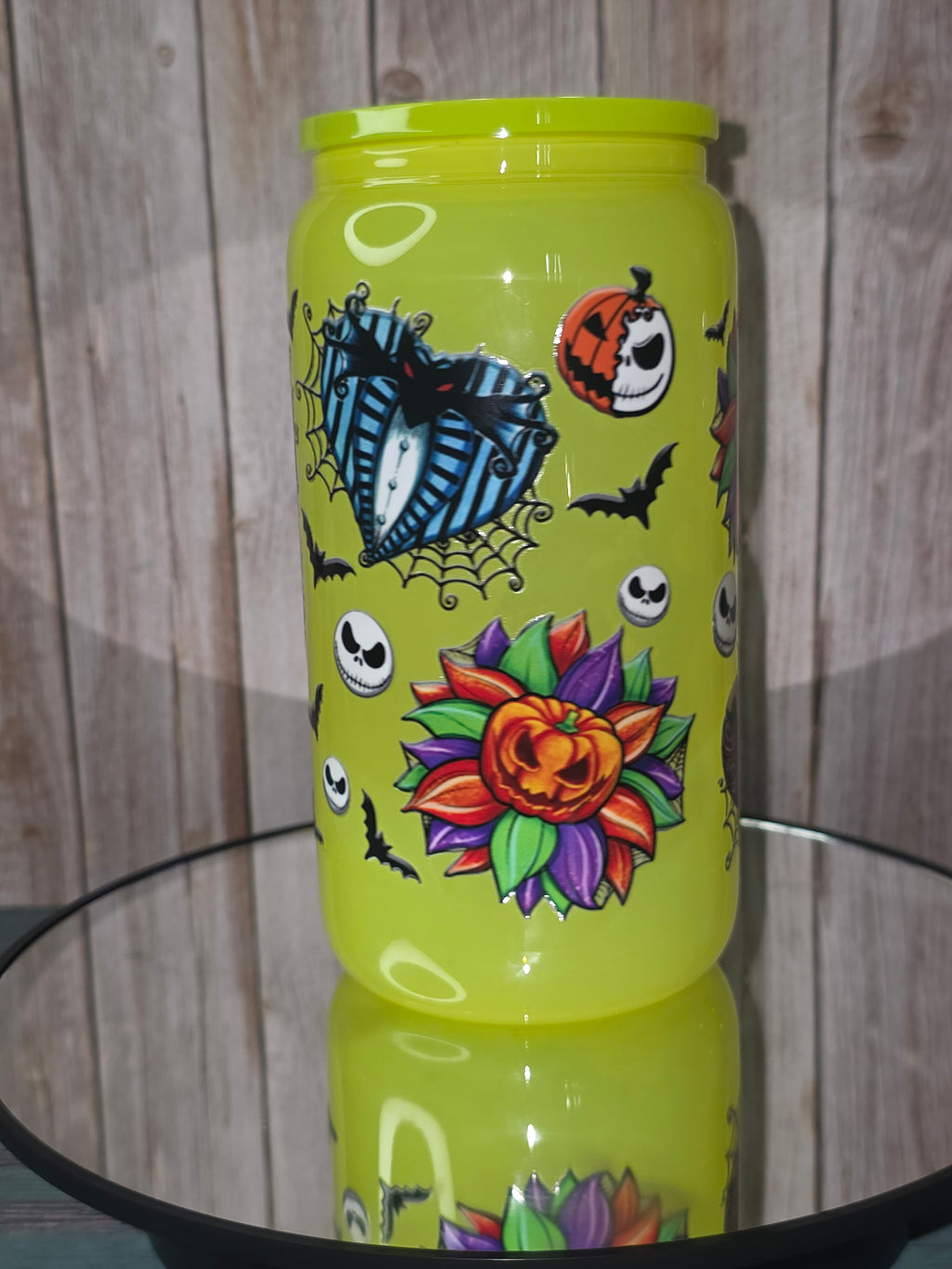 16oz Neon Colored Glass Tumblers