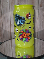 16oz Neon Colored Glass Tumblers