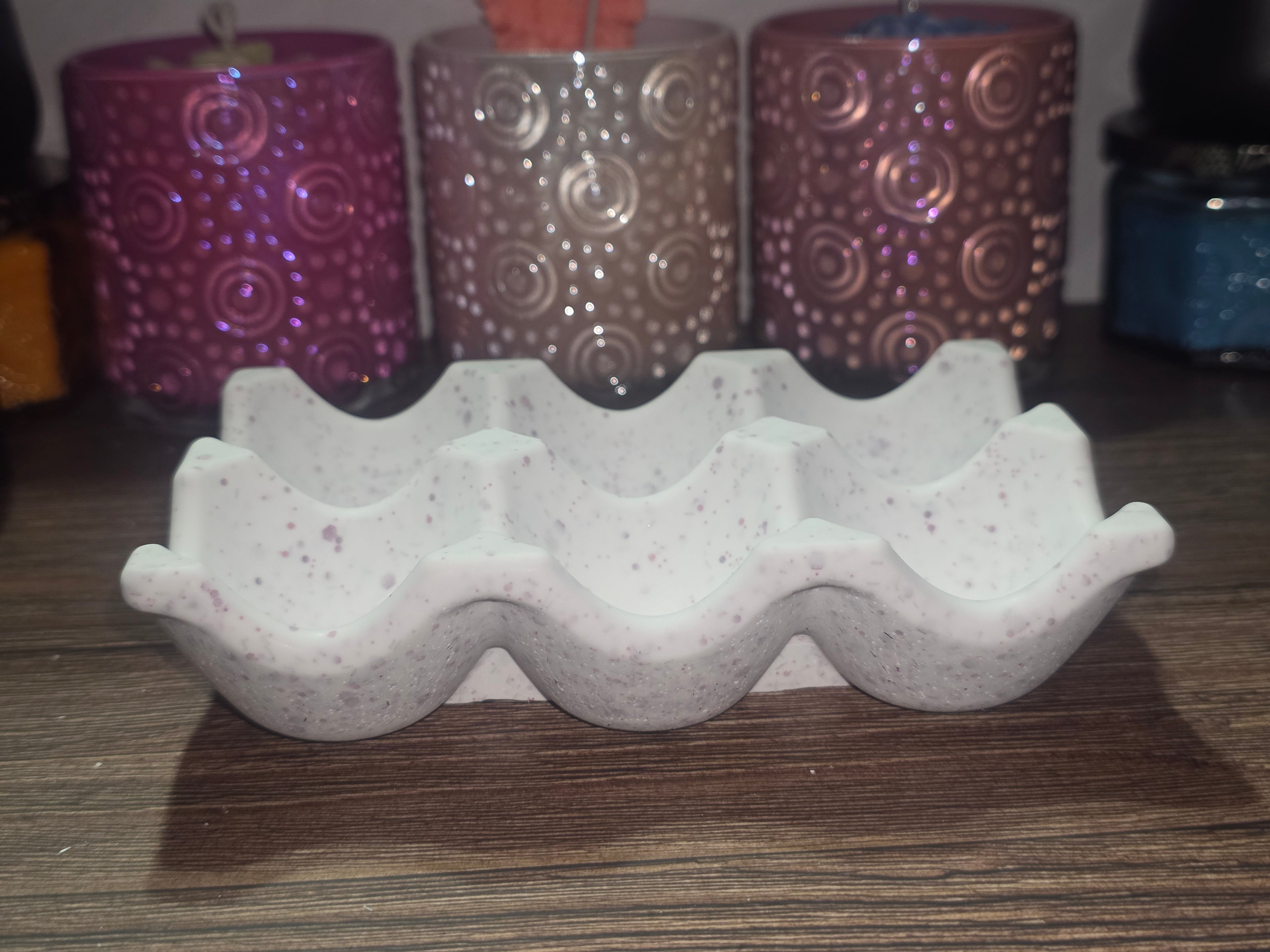 Artisan Speckled Egg Carton Display