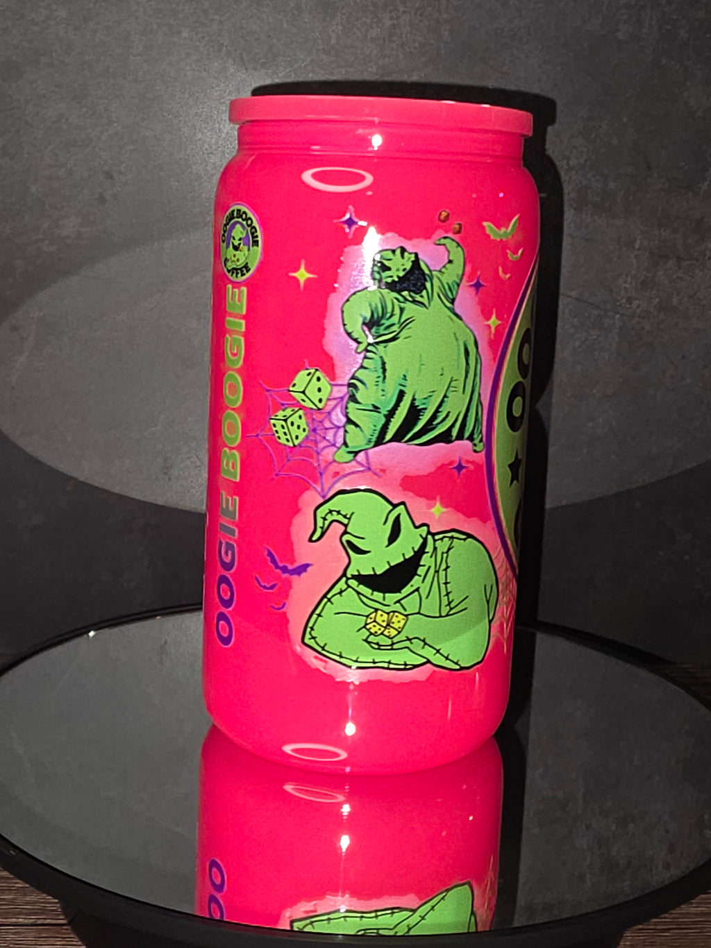 16oz Neon Colored Glass Tumblers