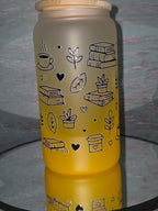 16oz Ombre Glass Tumbler