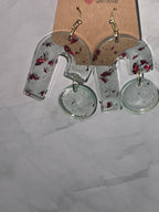 Resin Dangle Earrings